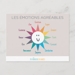 Carte Postale Les émotions agréables