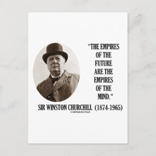 Carte Postale Les Empires Du Futur Sont Les Empires De L'Esprit