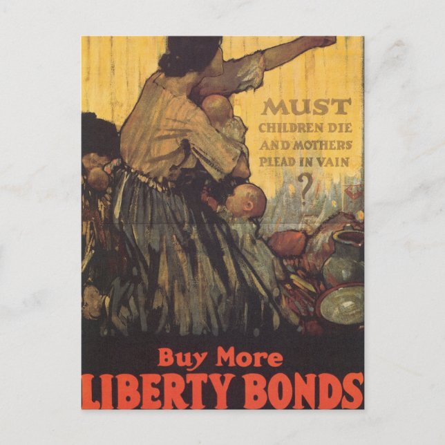 Carte Postale Les enfants doivent mourir (Devant)