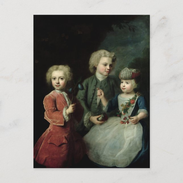 Carte Postale Les enfants du conseiller Barthold (Devant)
