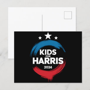 Carte Postale Les Enfants Pour la Présidente Harris Les Enfants 