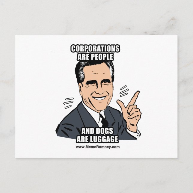 CARTE POSTALE LES ENTREPRISES SONT DES GENS ET LES CHIENS SONT D (Devant)