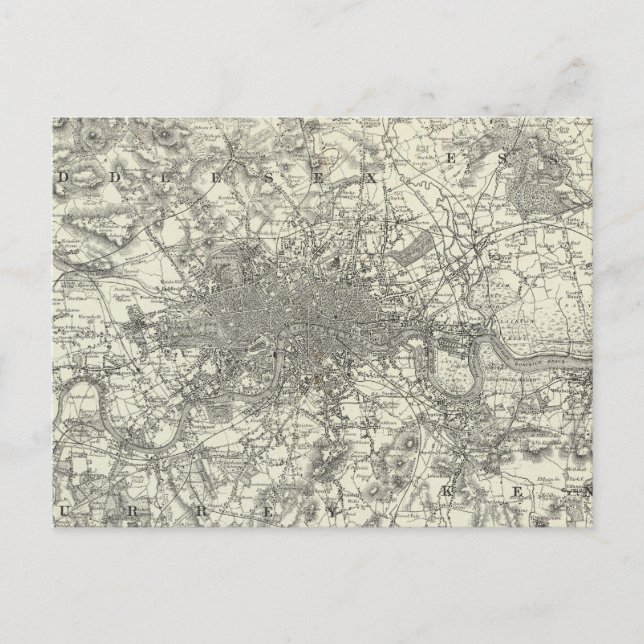 Carte Postale Les Environs De Londres (Devant)