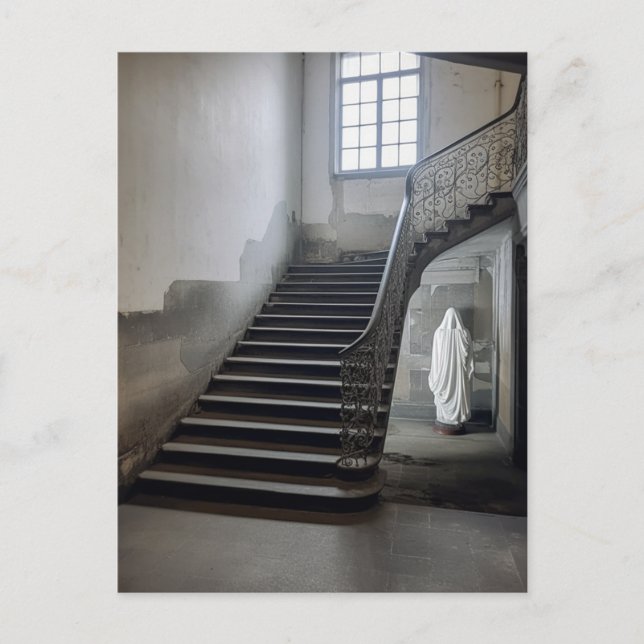Carte Postale Les Escaliers Ghosts Abandonnés (Devant)