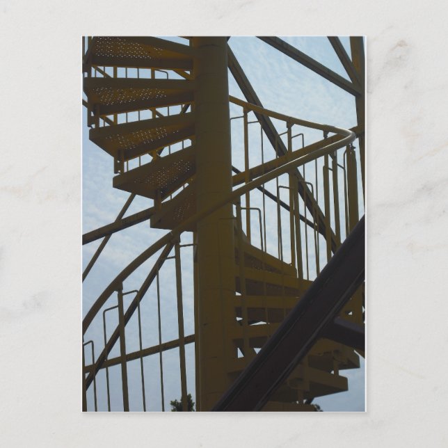 Carte Postale Les Escaliers Ronds (Devant)