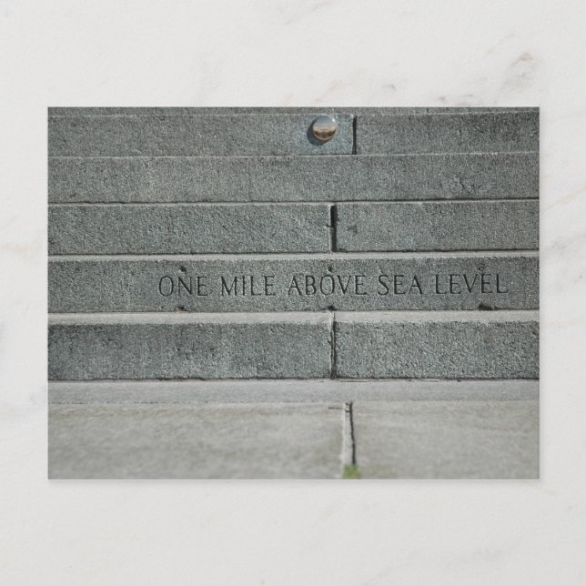 Carte Postale Les étapes capitales du Colorado (Devant)