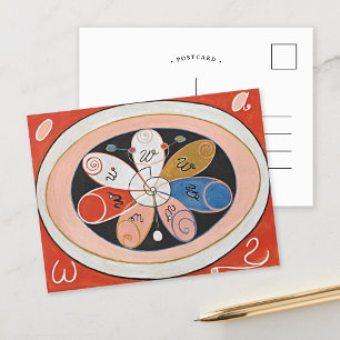Carte Postale Les Étoiles à sept branches   Hilma af Klint