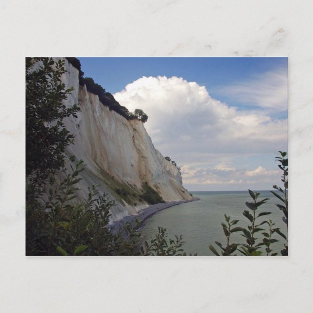 Carte Postale Les Falaises De Mon, Seeland, Danemark (Devant)