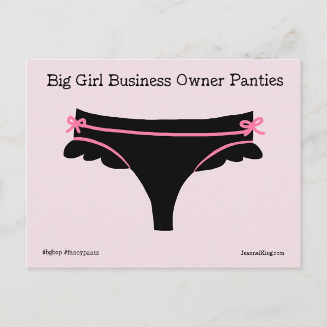 Carte Postale Les Fancypants BGBOP. (Devant)