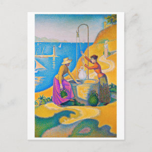 Carte Postale Les Femmes au Puits, Signac