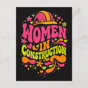 Carte Postale Les femmes dans la construction : un empowerment r