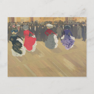 Carte Postale Les femmes dansent le Can-Can