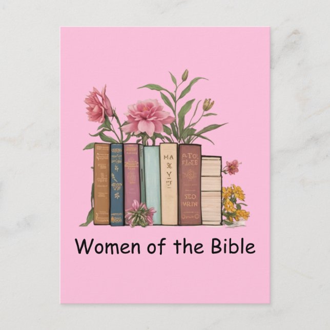Carte Postale Les Femmes Du Livre Floral De La Bible (Devant)