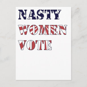 Carte Postale Les Femmes Nasty votent