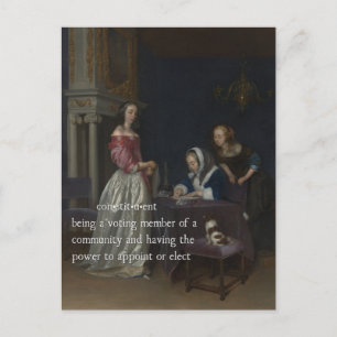 Carte Postale Les Femmes Nasty votent