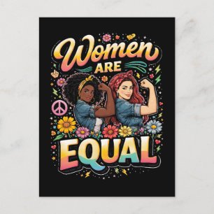 Carte Postale Les femmes sont égales