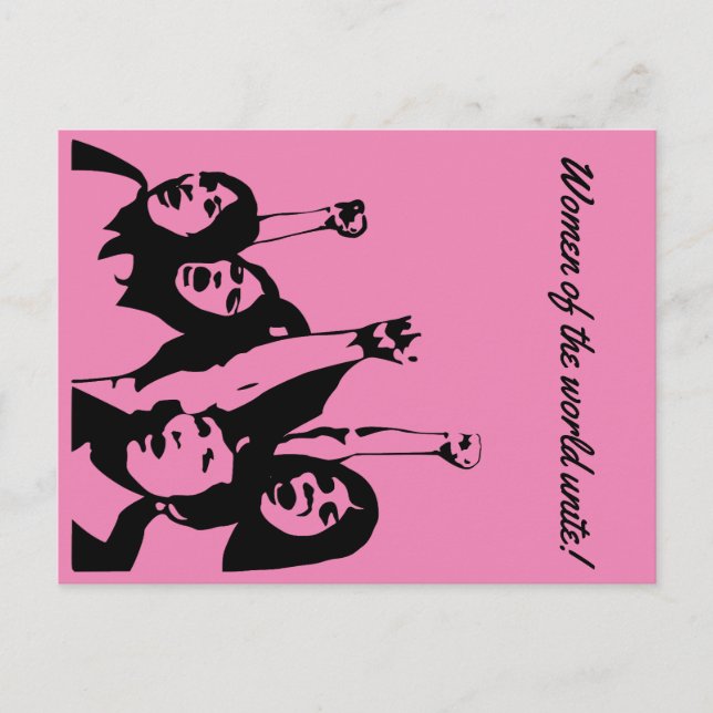 Carte Postale Les femmes s'unissent (Devant)