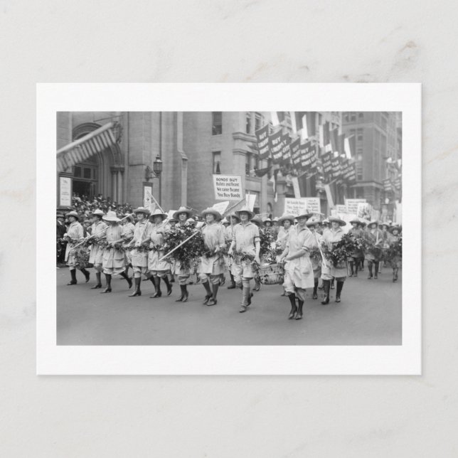 Carte Postale Les fermes vendent des obligations WW1, années 191 (Devant)