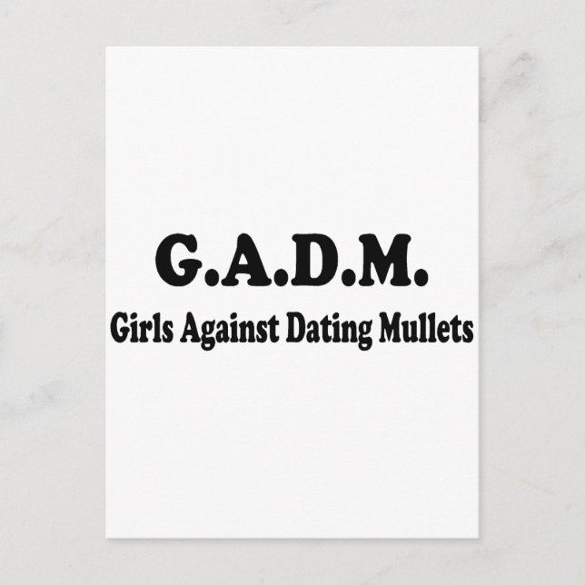Carte Postale Les filles du GADM contre les Mullets Rencontres (Devant)