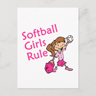 Carte Postale Les filles du softball