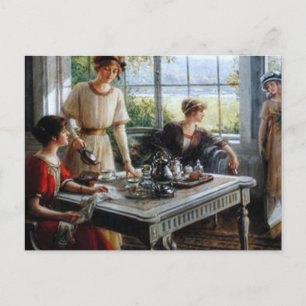 Carte Postale les filles/les femmes ensemble par Albert Lynch, b