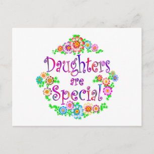 Carte Postale LES FILLES sont spéciales