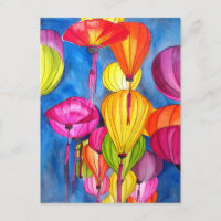 Les fines aquarelles des lanternes chinoises