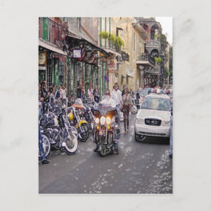 Carte Postale Les flics, les motards et le vaudou