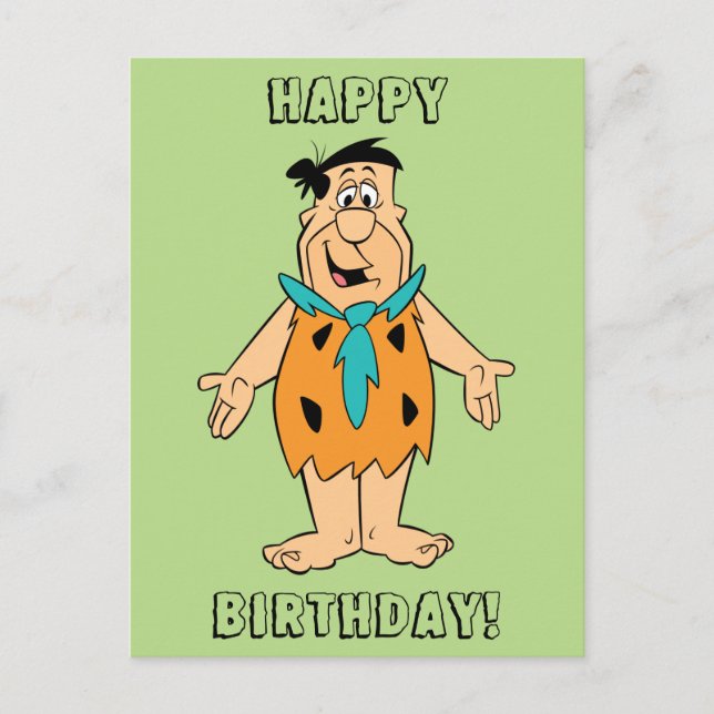 Carte Postale Les Flintstones | Fred Flintstone (Devant)
