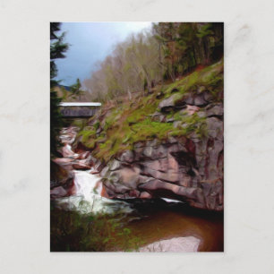 Carte Postale Les Flumes, Notch de Franconie, NH