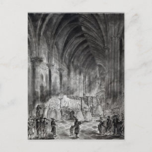 Carte Postale Les funérailles de Jean Paul Marat