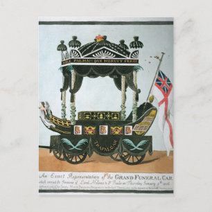 Carte Postale Les funérailles de Lord Nelson le 9 janvier 1806