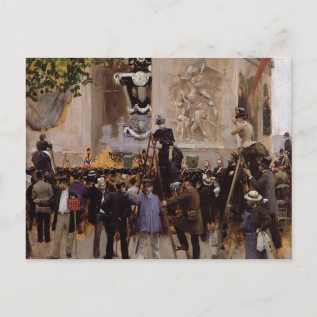 Carte Postale Les funérailles de Victor Hugo (Devant)