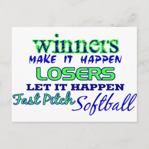 Carte Postale Les gagnants....Fast Pitch Softball