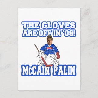 Carte Postale Les Gants De McCain Palin