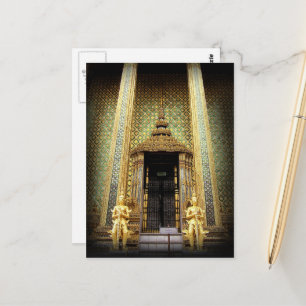 Carte Postale Les Gardiens Du Palais D'Or Thaïlande Photo