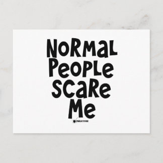Carte Postale Les gens ordinaires me font peur