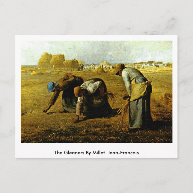 Carte Postale Les Gleaners De Millet (Ii) Jean-Francois (Devant)