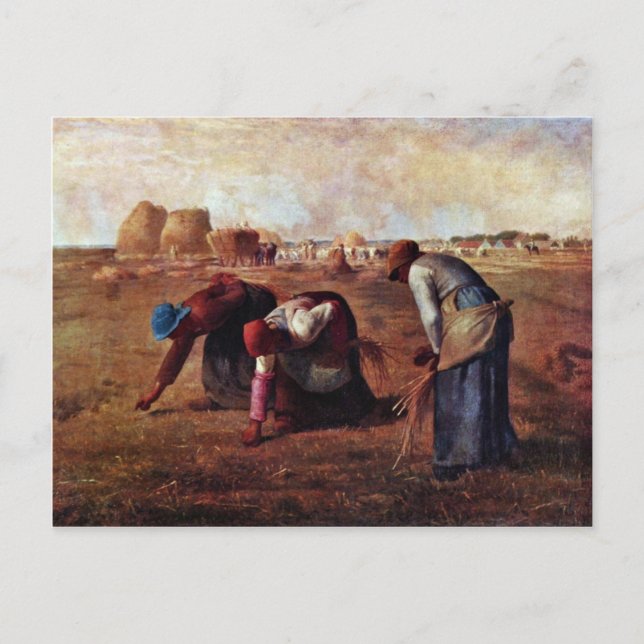 Carte Postale Les Gleaners De Millet (Meilleure Qualité) (Devant)