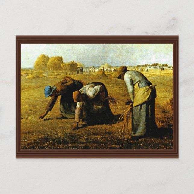Carte Postale Les Gleaners, De Millet (Meilleure Qualité) (Devant)