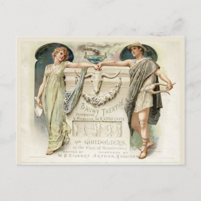 Carte Postale Les Gondoliers (Devant)