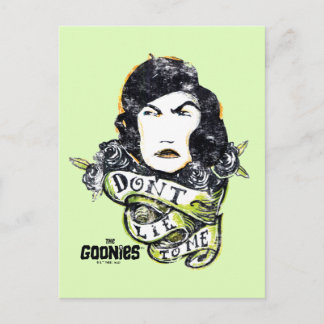 Carte Postale Les Goonies Mama Fratelli "Ne me mens pas"