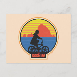 Carte Postale Les Goonies Retro Mikey équitation Vélo Graphique