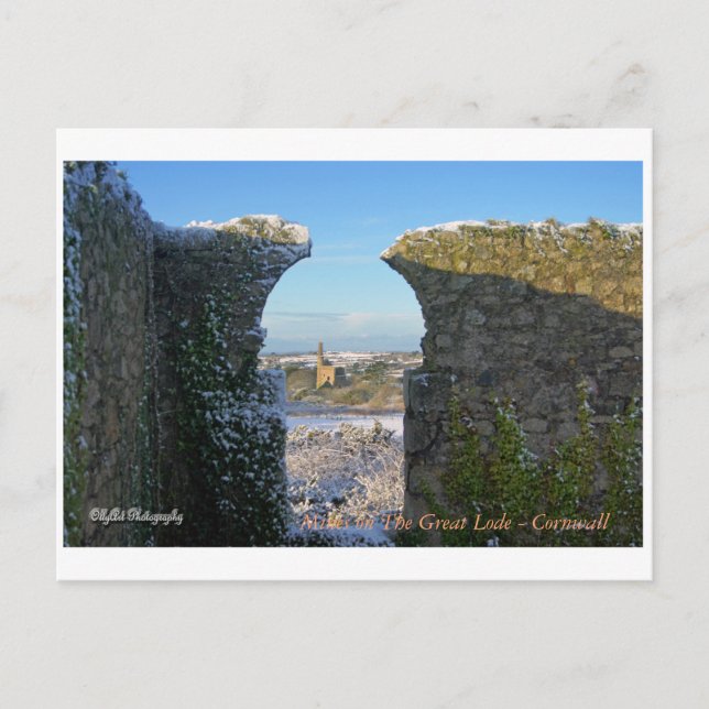 Carte Postale Les grandes mines de Lode de Coenwall (Devant)