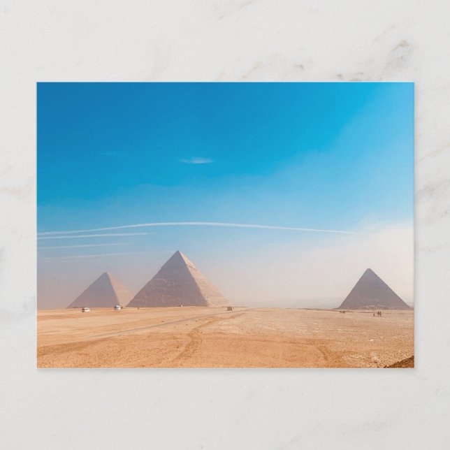 Carte Postale Les grandes pyramides (Devant)
