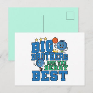 Carte Postale Les grands frères sont les meilleurs - Jeu de mots