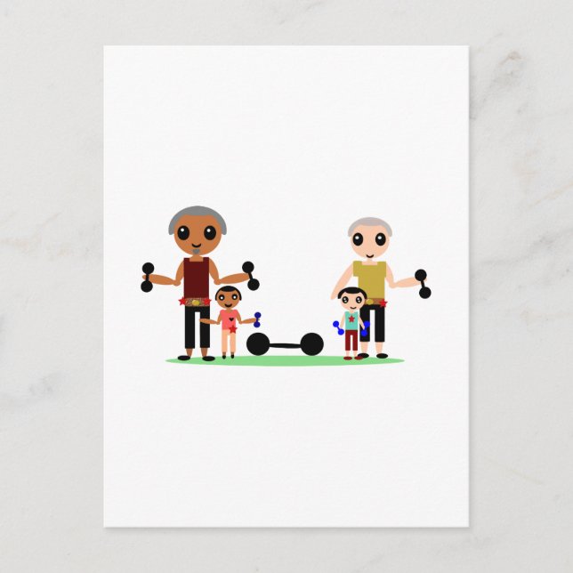 Carte Postale Les Grands Peuvent Soulever (Devant)