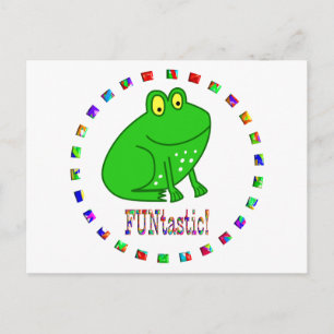 Carte Postale Les grenouilles sont Funtastiques