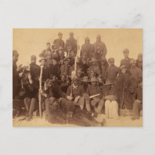 Carte Postale Les guerriers du buffle : la cavalerie noire améri