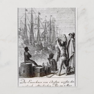 Carte Postale Les habitants de Boston Throw